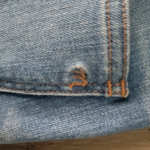 Madewell Blue Skinny Jeans Sleek Fit - Picture 5 of 8